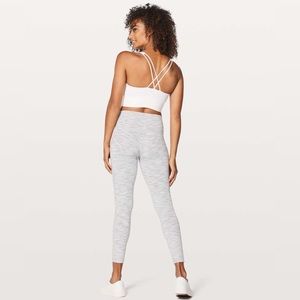 Lululemon free to be long line white bra